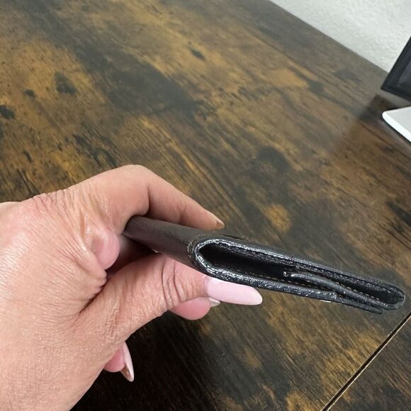 Dunhill Coin Case Wallet Compact Black Leather‎ - Picture 8 of 9